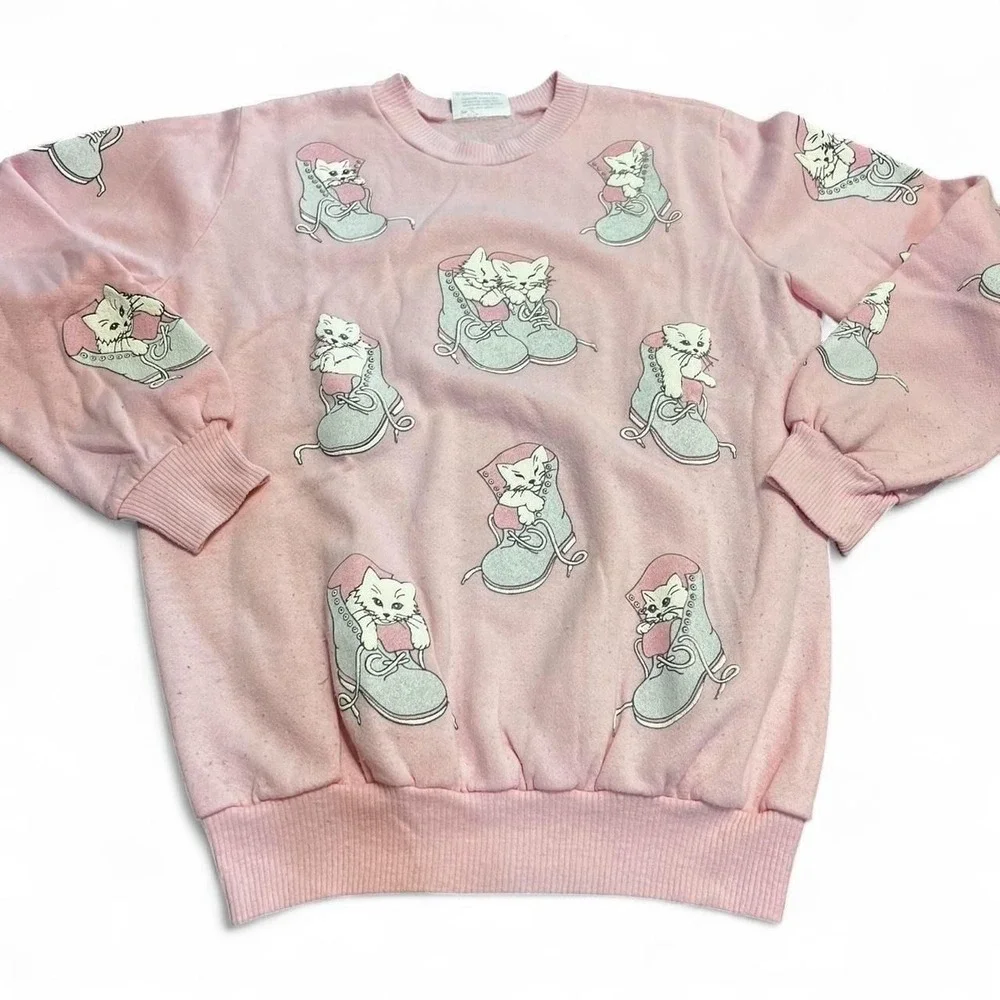 0144 Vintage scarab San Francisco cat sweatshirt